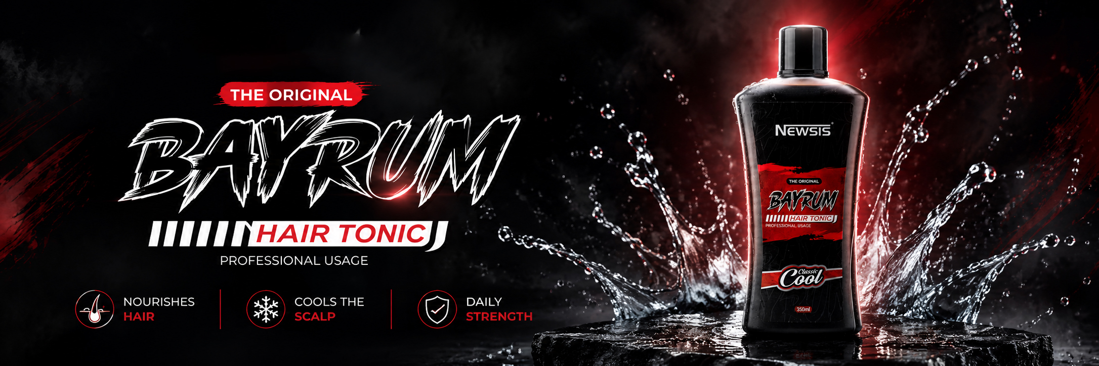 Bayrum Hair Tonic Campaign Banner